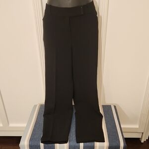 White House Black Market Black Wide-Leg Dress Pants